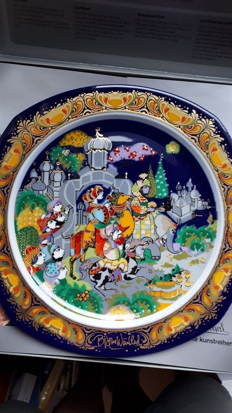 Rosenthal Assiettes: Rosenthal Weihnachtsteller 1985 – D'occasion à Weiningen ZH par Annakatharina 1