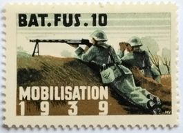 Soldatenmarke 2.WK, Füsilier Batallion 10, Wi Inf 107