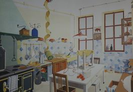 Schulwandbild "Küche"