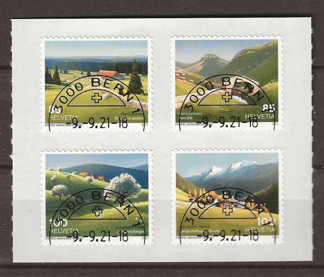 Tutti i francobolli: M1829  - Parcs suisses 1er jour – Usato da Trélex venduto da Phil_Albert