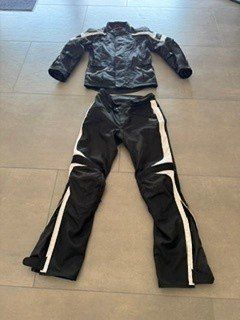 IXS Ensemble veste et pantalon moto noir/blanc Taille L