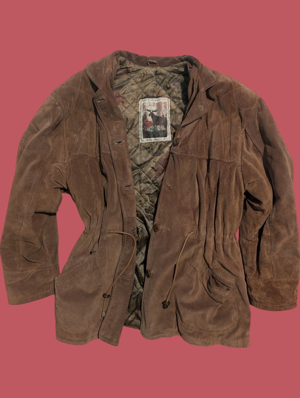 Jacken: Braune Vintage-Wildlederjacke – Gebraucht aus St. Gallen von nadinewho