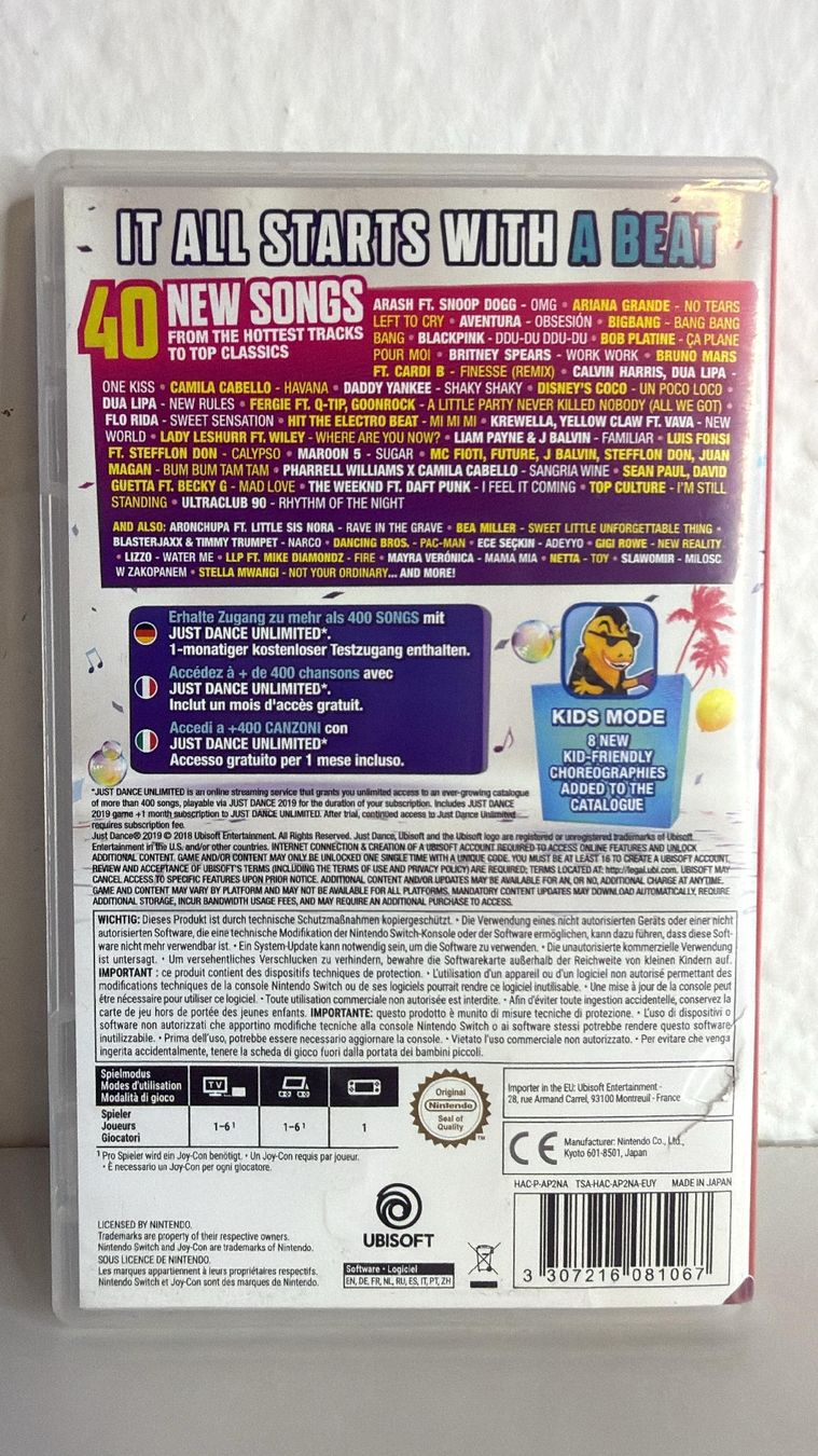 Giochi: Nintendo Switch: Just Dance 2019 - Tanz dich fit! – Usato da Ehrendingen venduto da lax21 1