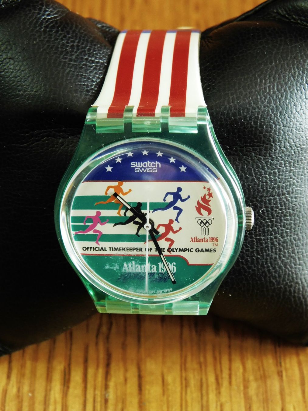 Swatch Orologi: SWATCH - ATLANTA LORBEEREN - 1996er – Usato da Emmenbrücke venduto da Ulisse-22 3