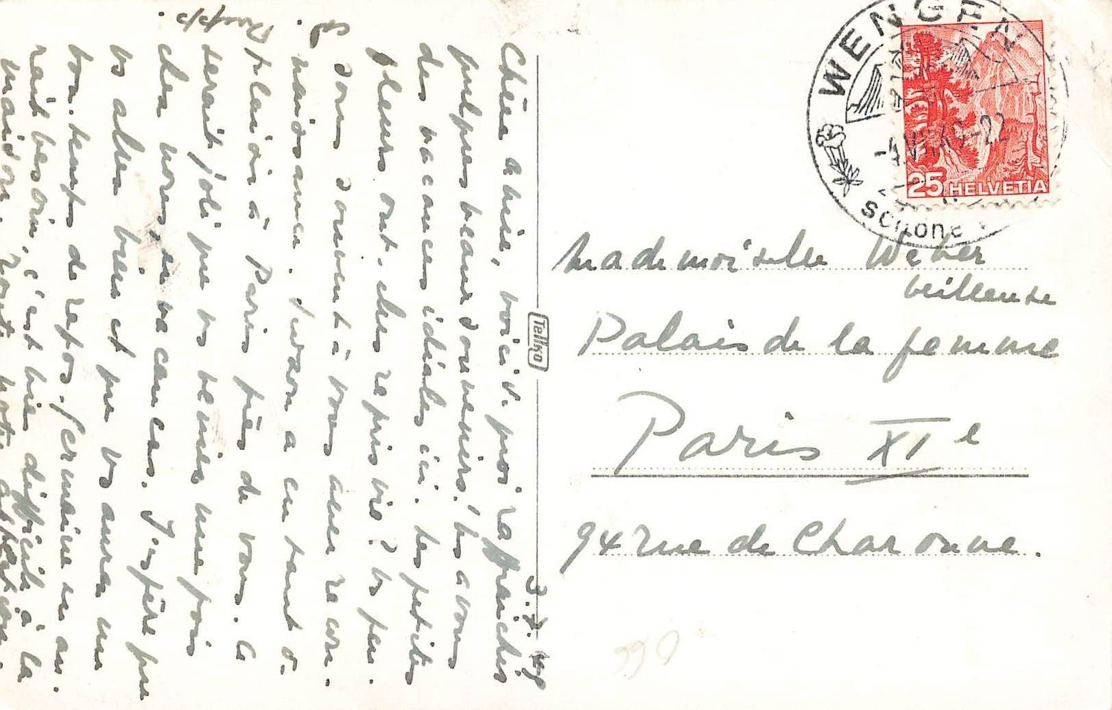 Cartes postales: Wengen BE – D'occasion à Biasca par Blenio71 1