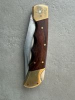 Klappmesser H.A. Rostfrei mit Holzgriff gebraucht