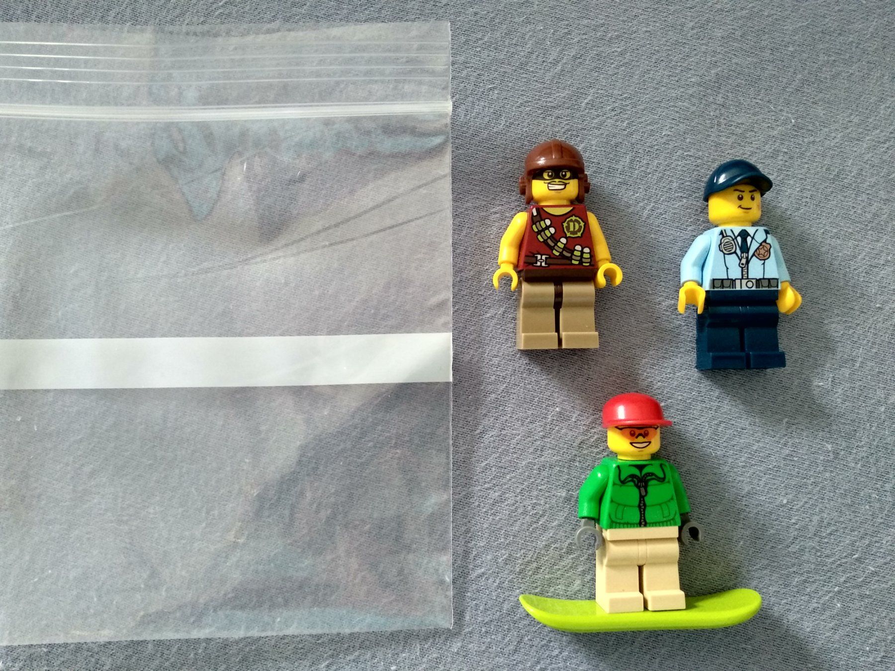 Lego Giocattoli: Lego Minifiguren 3 Stk. – Usato da Läufelfingen venduto da papagena02