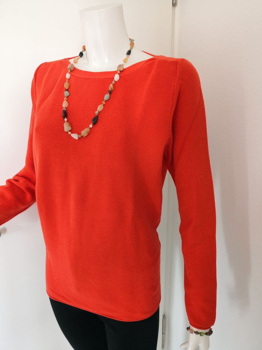 Maglioni & Felpe: 🤩STREET ONE STRICK-PULLOVER ORANGE – Usato da Olten venduto da Naja-Twins-Twins 1
