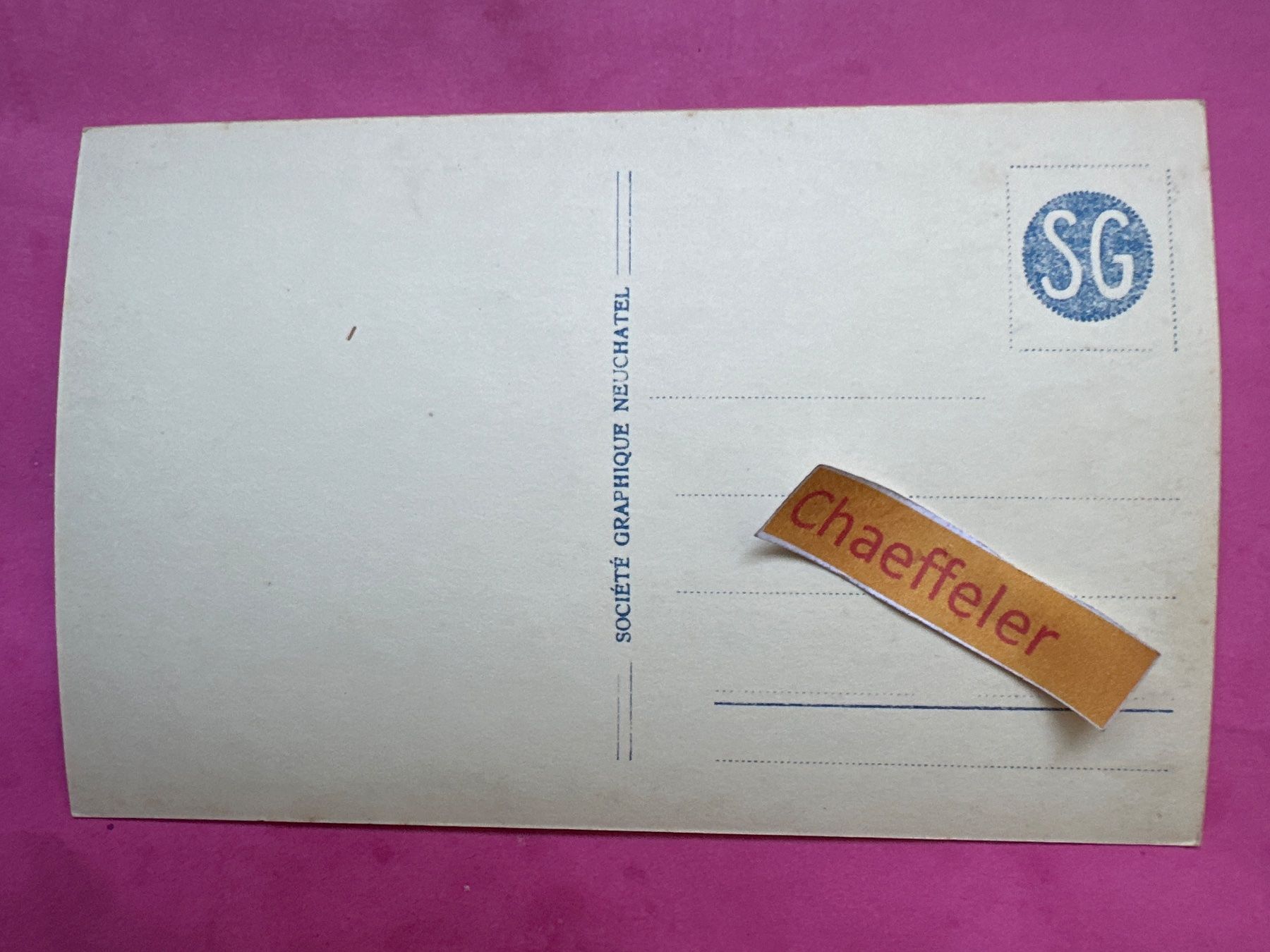 Cartoline postali: 5048 - Camp de Vaumarcus – Usato da Zürich venduto da Chaeffeler 1