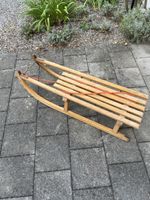 Davos Schlitten Holz klassisch