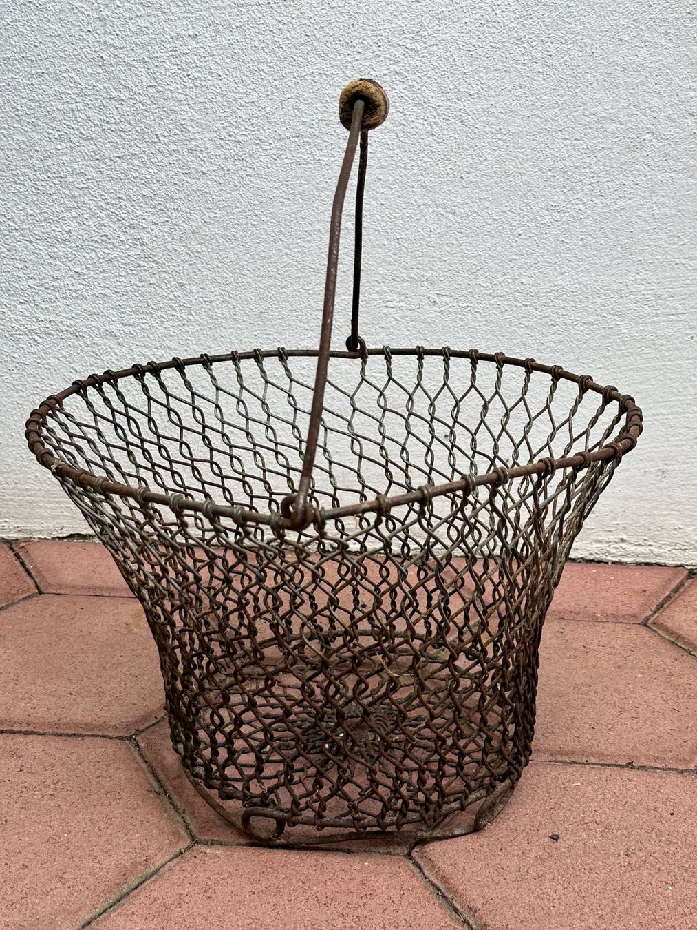 Sonstige Antiquitäten & Kunst: Antik Drahtkorb Obstkorb Korb – Gebraucht aus Flüelen von Amazona03 4