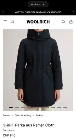 WOOLRICH Maltel (dark navy blue) (Gr.XS)