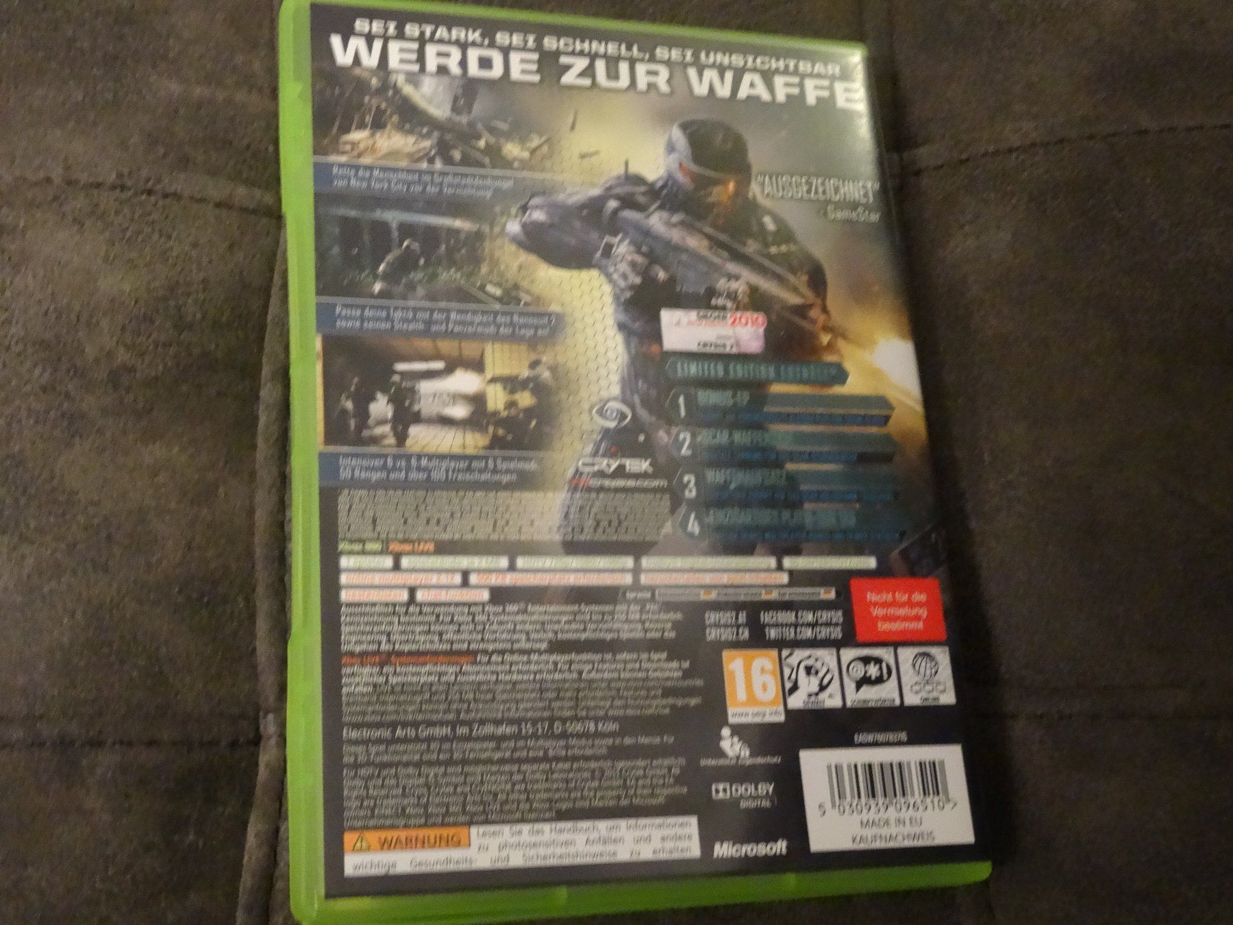 Microsoft Giochi: Crysis 2 XBOX 360 – Usato da Olten venduto da Disc-Ausverkauf 2