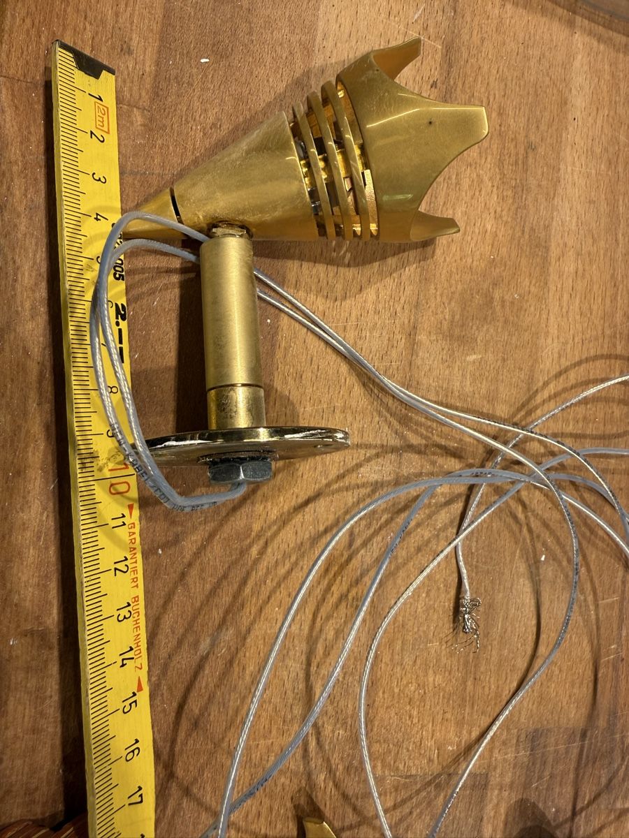 Lampes: 2 x Light Fixture Elements, Brass Look, with Cable – D'occasion à Celigny par AziwA 2