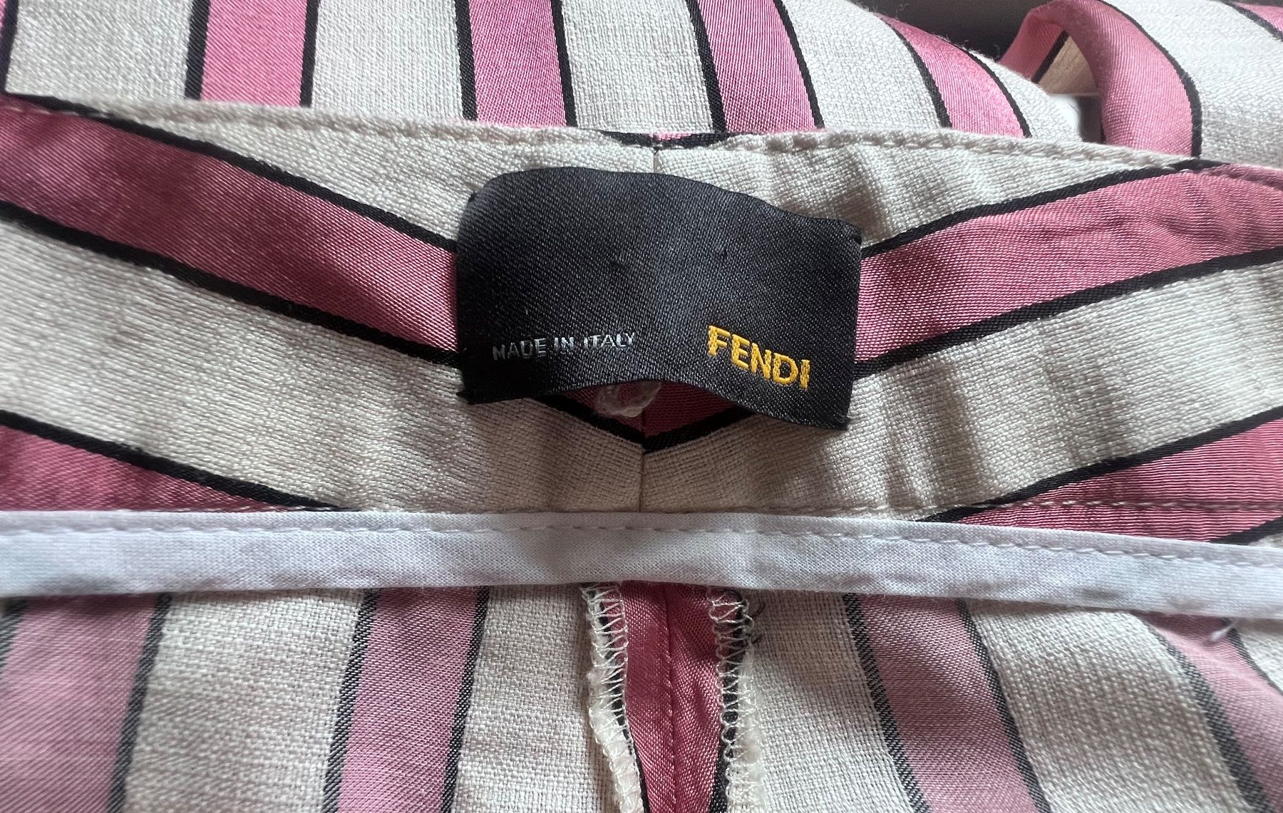 Fendi Pantaloni: Fendi Stoffhose gestreift – Usato da Adliswil venduto da hellblauinsel5 2