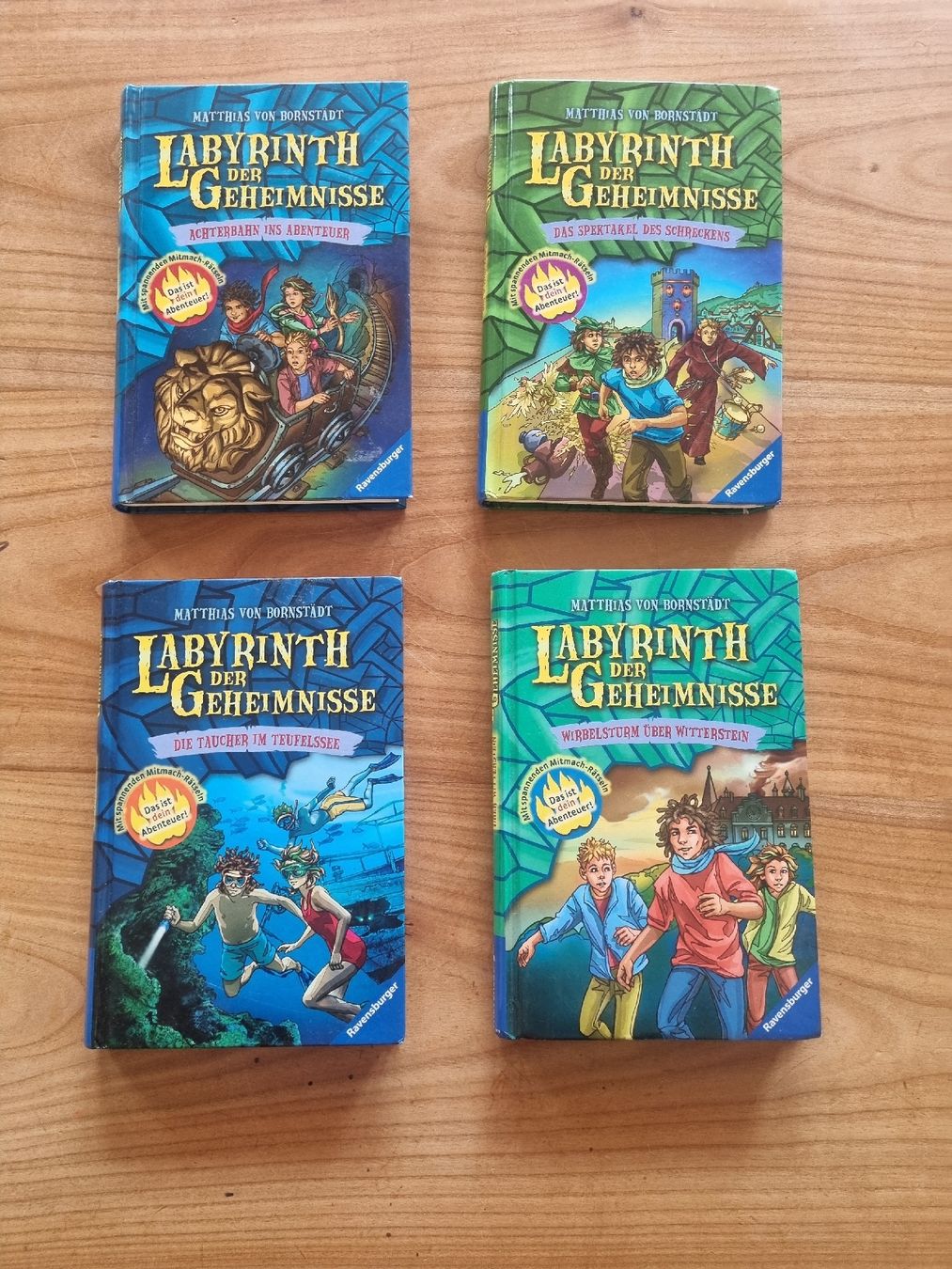 Bücher: Labyrinth der Geheimnisse Bände 1, 4, 6, 7 – Gebraucht aus Zürich von Thoraxl