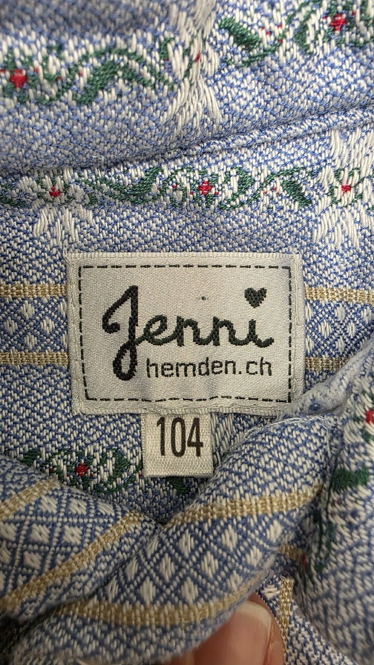 Camicie, T-shirt & Polo: Jenni Hemd Edelweiss Kinderhemd 104 – Nuovo (secondo la descrizione) da Zug venduto da bandita87 1