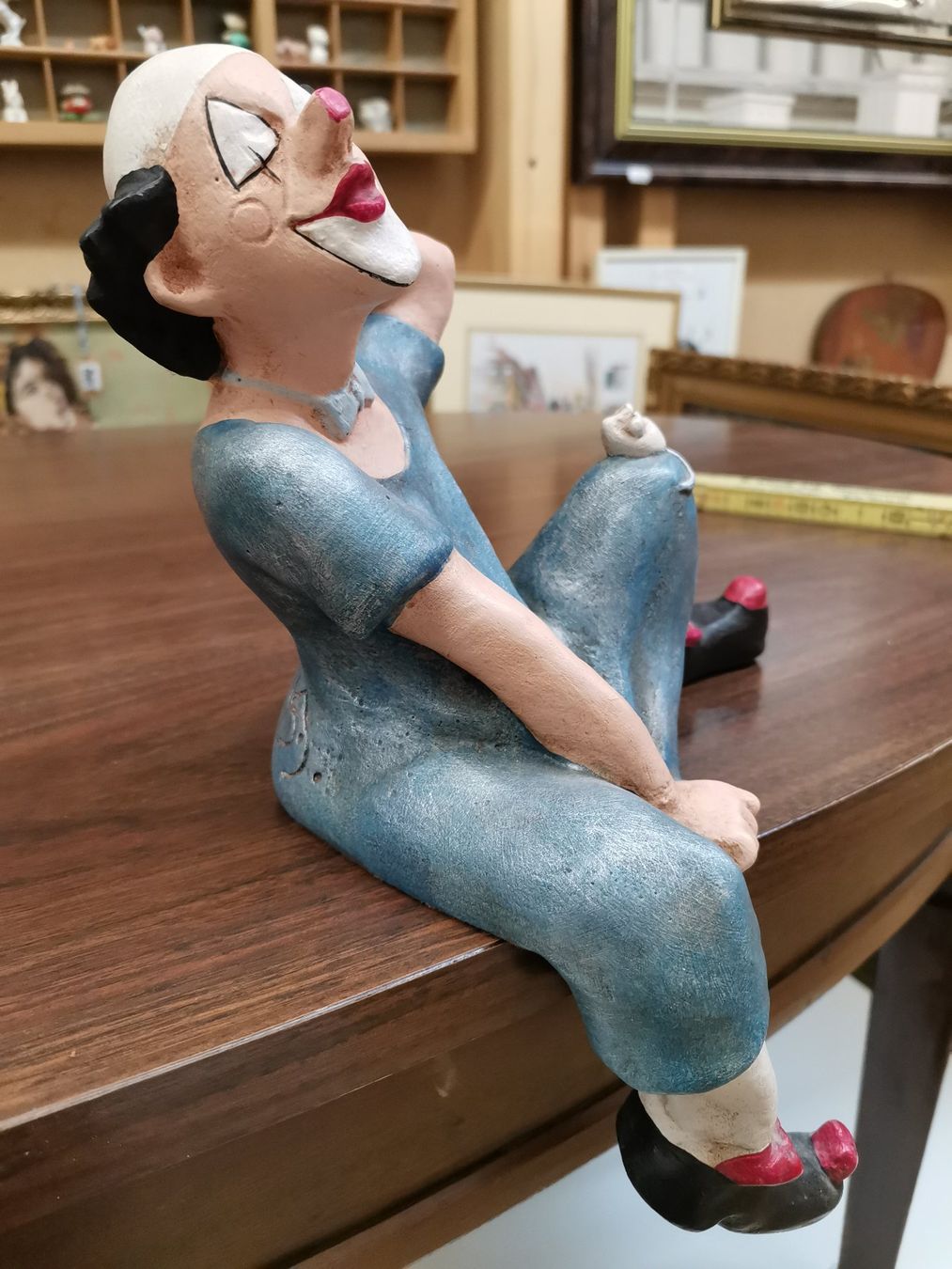 Sculture & Statue: Clown Achatit mit Maus Skulptur – Usato da Suhr venduto da Brocki-Suhr 1