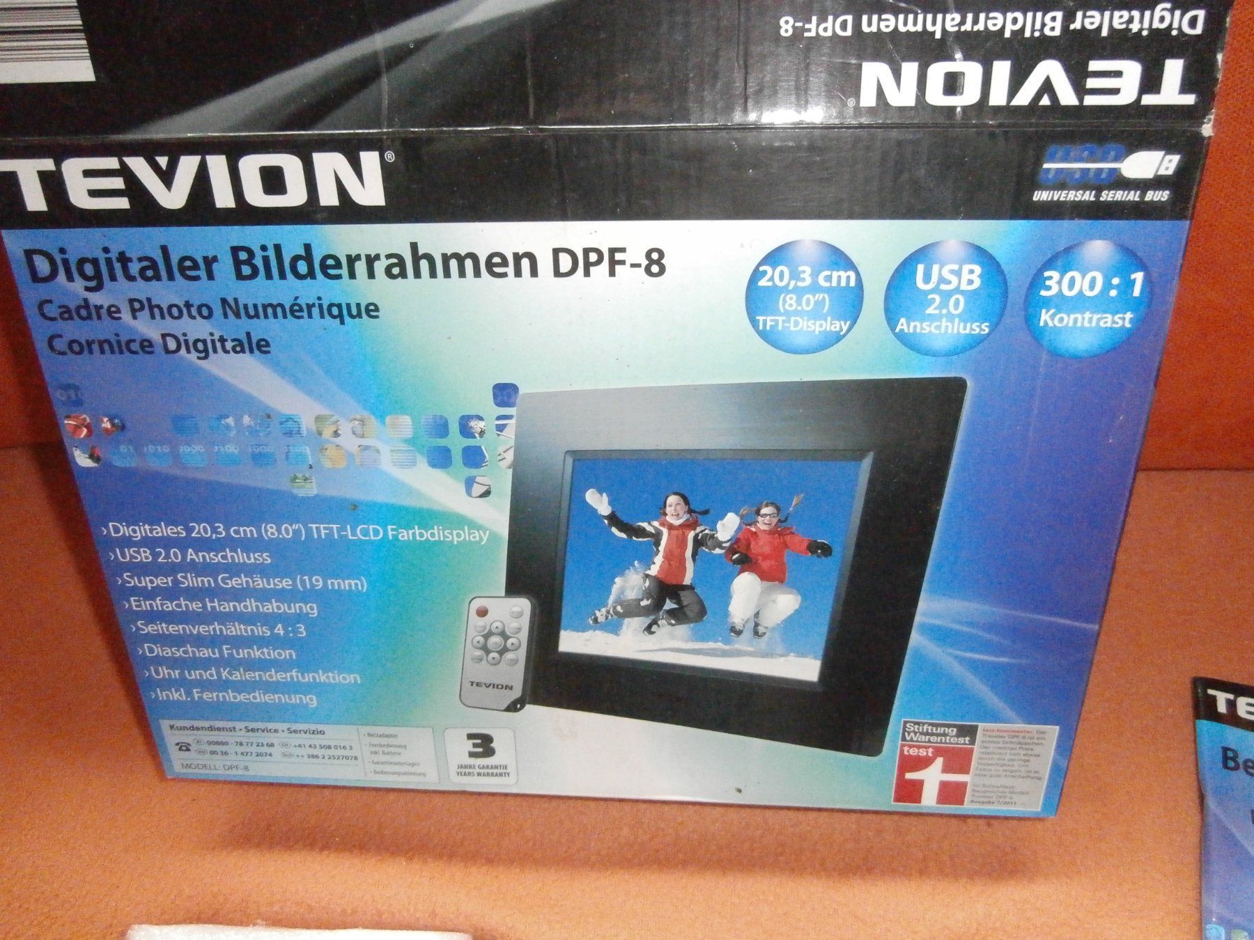 Bilderrahmen: Tevion Digitaler Bilderrahmen DPF-8 – Neu (gemäss Beschreibung) aus Rüschegg-Heubach von Ofen111 1
