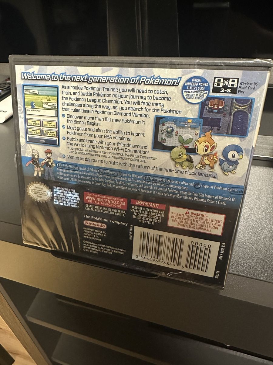Pokémon Giochi: Sealed Pokemon Diamant Version Nintendo DS – Nuovo (secondo la descrizione) da Kreuzlingen venduto da Bes-GamingCollection 1