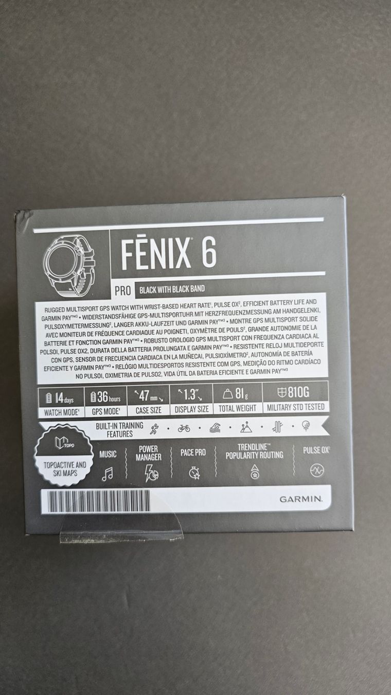 Garmin Smartwatch: Garmin Fenix 6 pro – D'occasion à Rheinfelden par Oda70 2