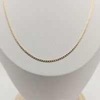 Gold Kette 18 KT Panzer 750 Gold 45 cm 1,8 mm