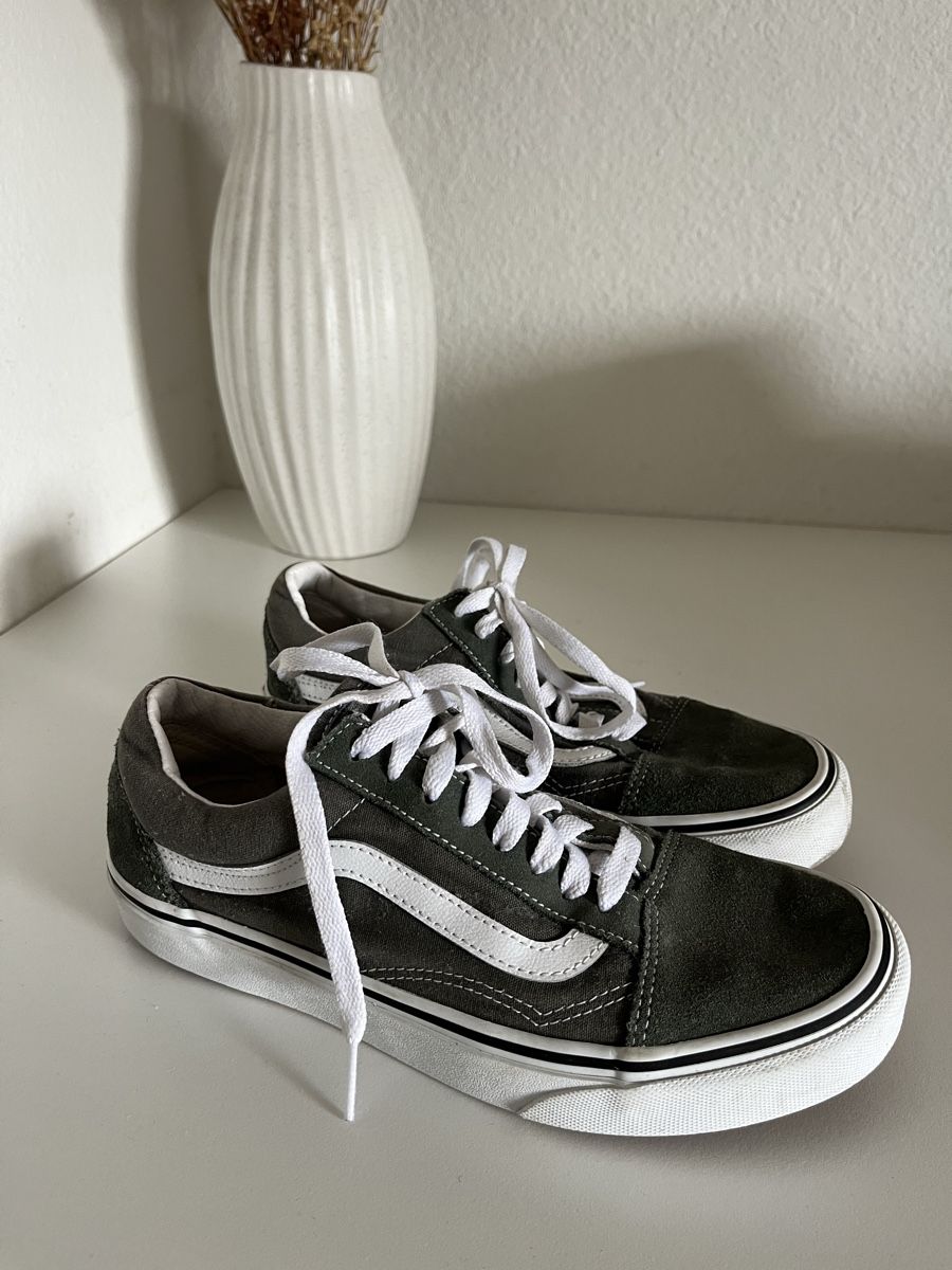 Scarpe da uomo: Vans Sneaker Grün/Weiss Grösse 39 – Nuovo (secondo la descrizione) da Bern venduto da lar_p6m2