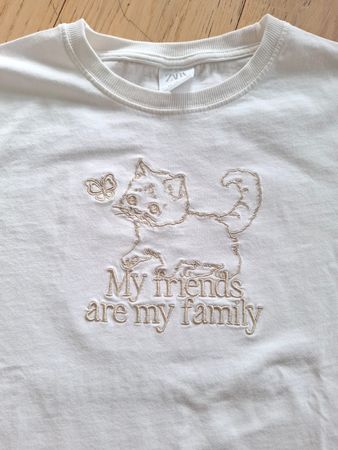 Langarmshirt Zara, Motiv Katze, Gr. 11-12 Jahre