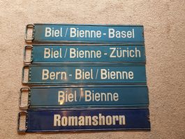 Plaque CFF de destination 