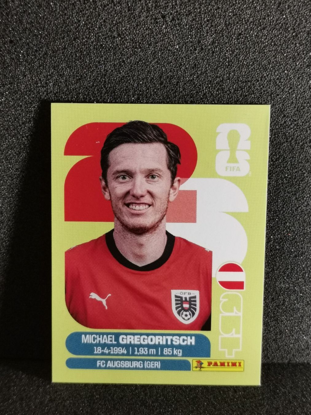 Panini : Panini Wm 2026 Sticker :Michael Gregoritsch Aut 19 – Usato da Einsiedeln venduto da sza_588x
