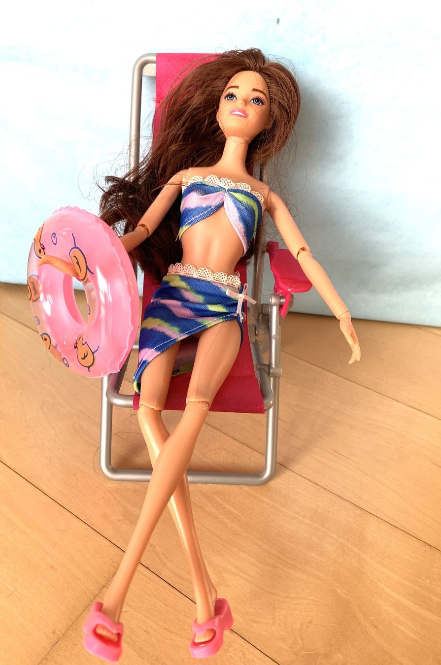Puppen: BARBIE-STRAND-OUTFIT   **NEU** – Neu und originalverpackt aus Starrkirch-Wil von Evelyne222
