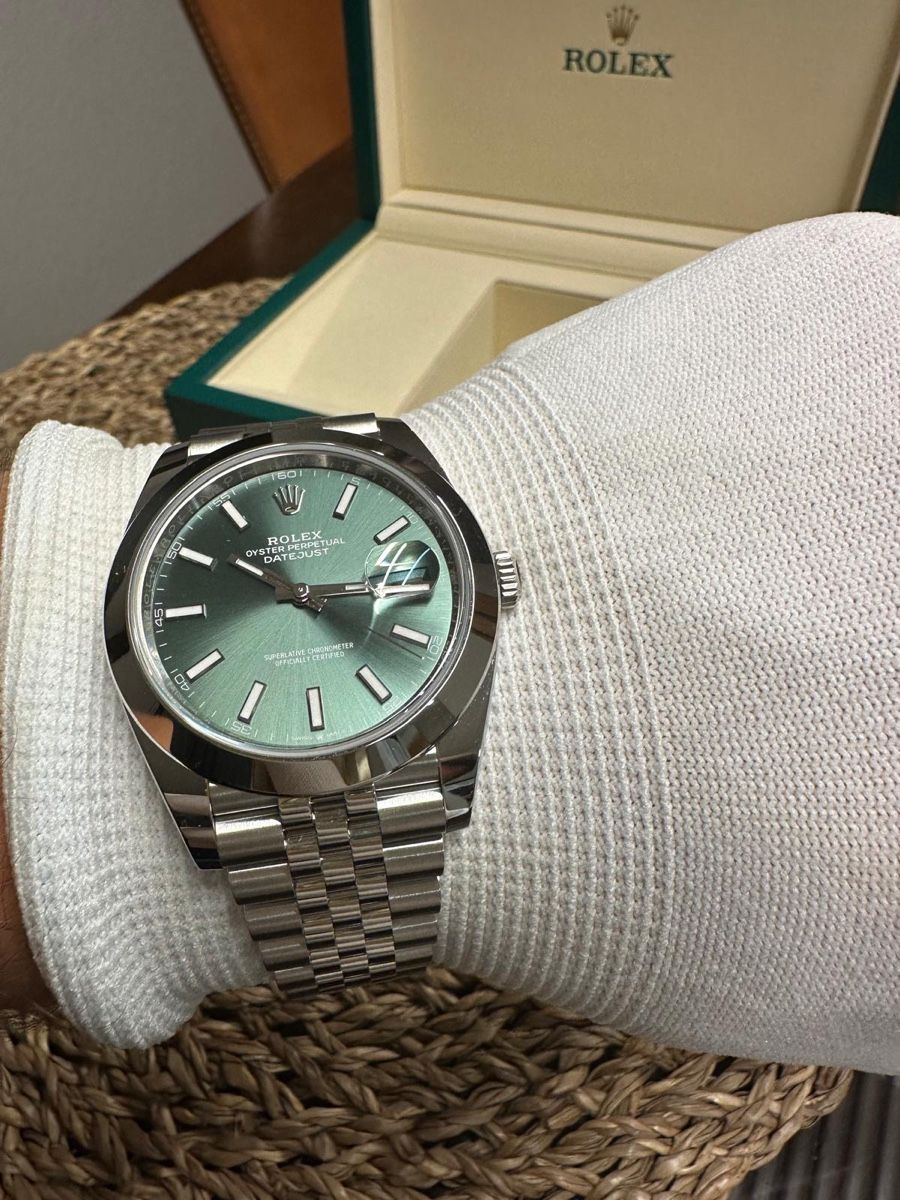 Rolex Orologi: NEU! Rolex Datejust Mint Green FULL SET 2026 – Nuovo e nell'imballaggio originale da Rheinfelden venduto da M4RK0 6
