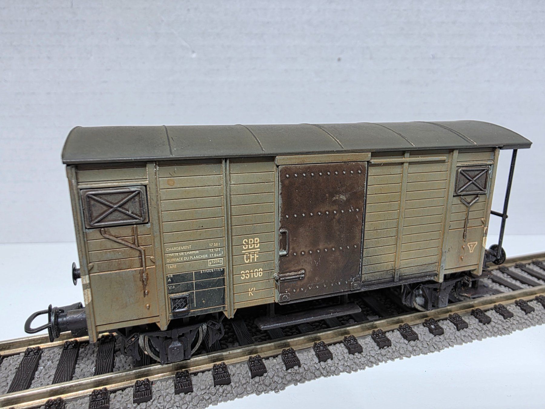 Liliput Modellini di ferrovie: Liliput SBB CFF K Güterwagen HO DC – Usato da Schwarzenburg venduto da hebusch54