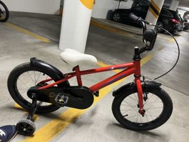 Kinderfahrrad / Kindervelo 16 Zoll mit Stützräder