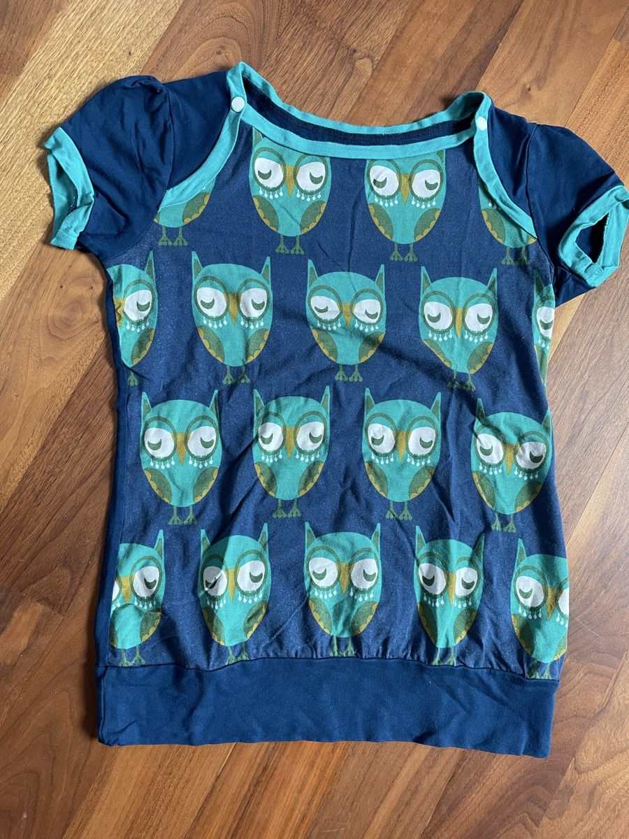 T-Shirts: Eulenshirt, Bonnie & Buttermilk, Gr. 40 – Gebraucht aus Fehraltorf von Nadja0205