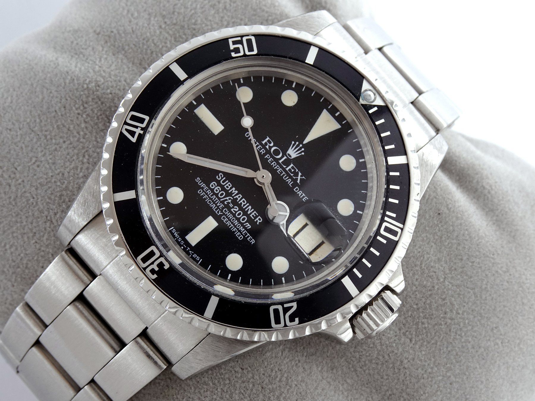 Rolex Orologi: ROLEX 1979 SUBMARINER REF. 1680 MATTE DIAL VINTAGE-UHR – Usato da Zürich venduto da SWISSTIMEARTS-AG 2