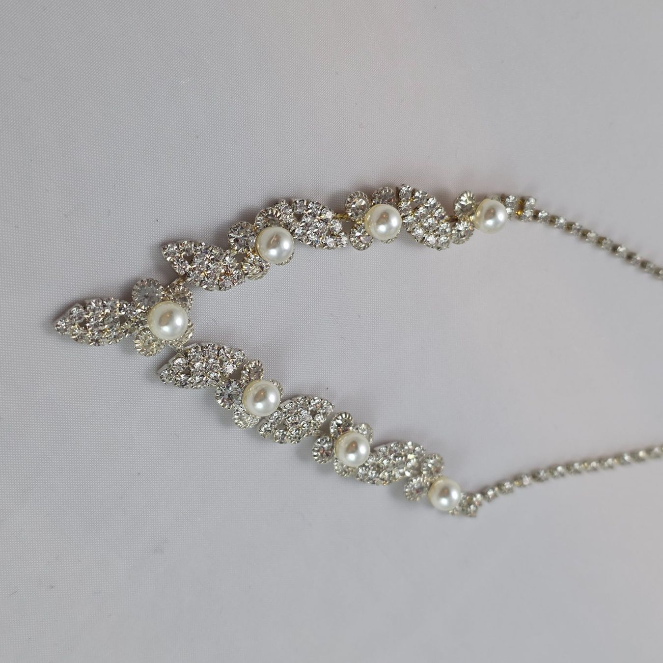 Catenine: Elegante Halskette mit Perle & Strass      672 – Usato da Wald ZH venduto da Martin79 4