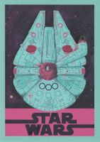Star Wars Postcard Carte postale Postkarte