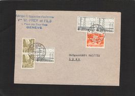 Hutgeschäft Salchli Lyss , Freimarken , 12.lV.1950