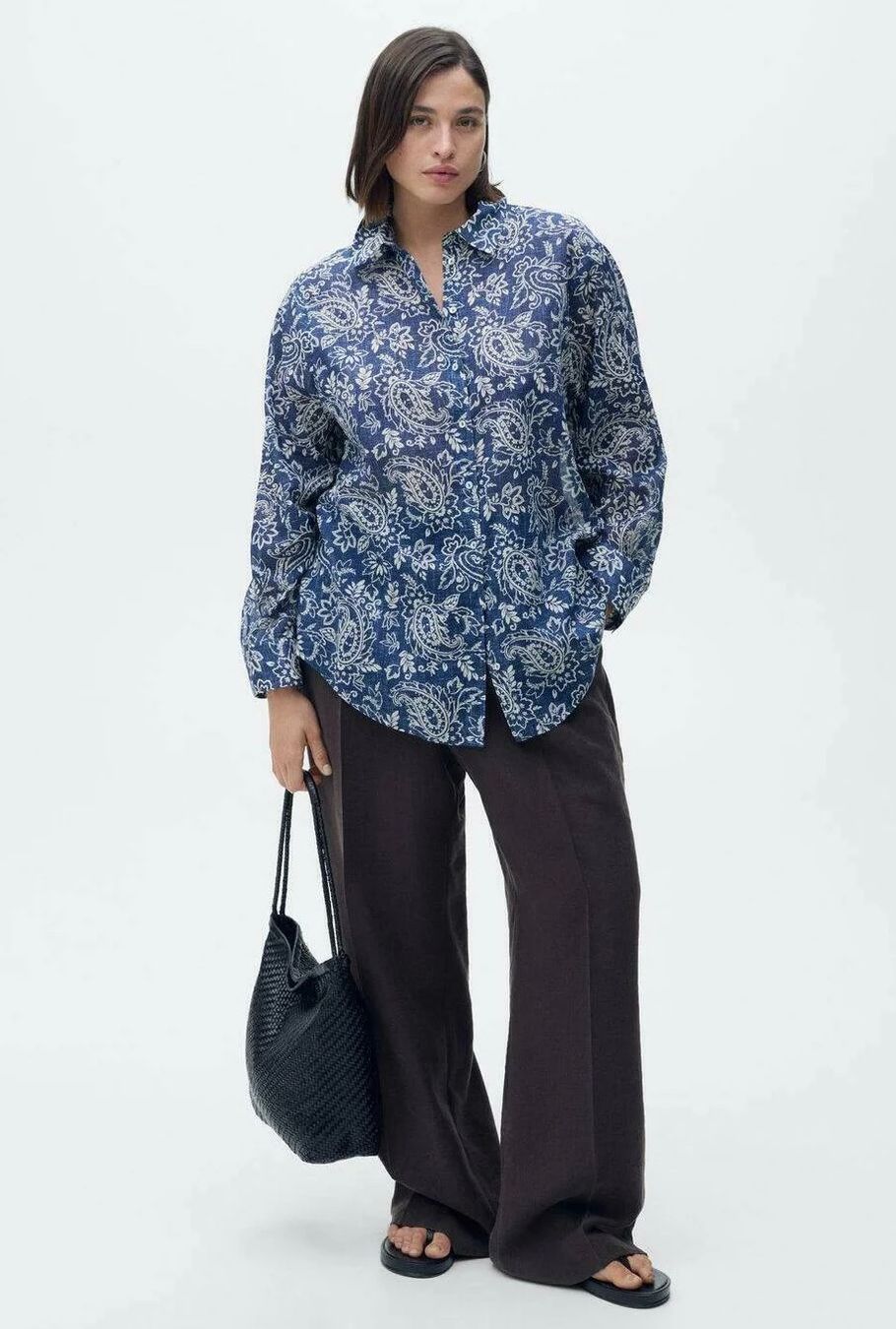 Mango Camicette: Mango NEMO - Hemdbluse - dark blue – Nuovo (secondo la descrizione) da Luzern venduto da Sommer_26 1