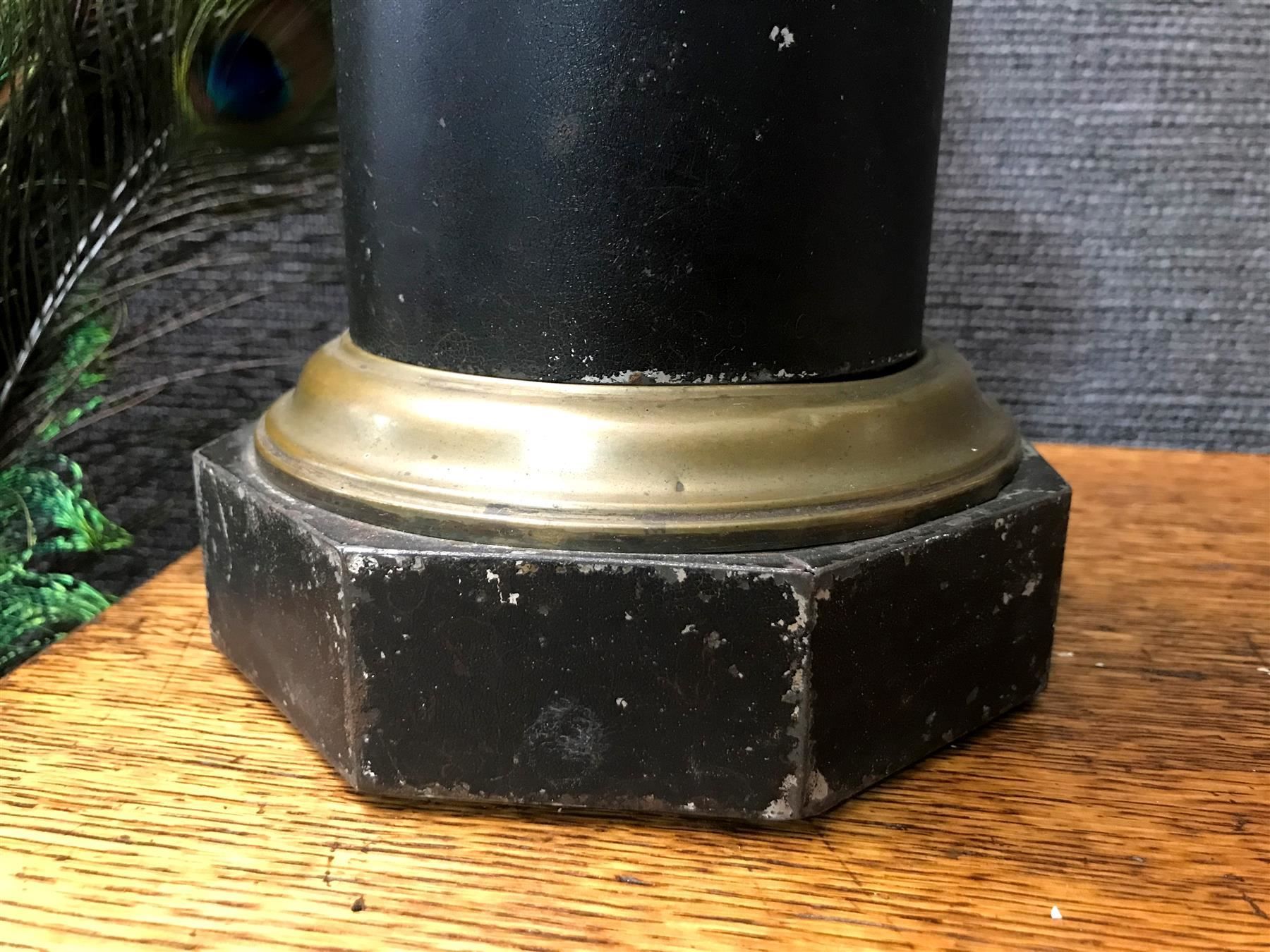 Lampade: Lampe Sockel um 1880  Messing & Eisen, a – Usato da Laufenburg venduto da industrial-silence 4