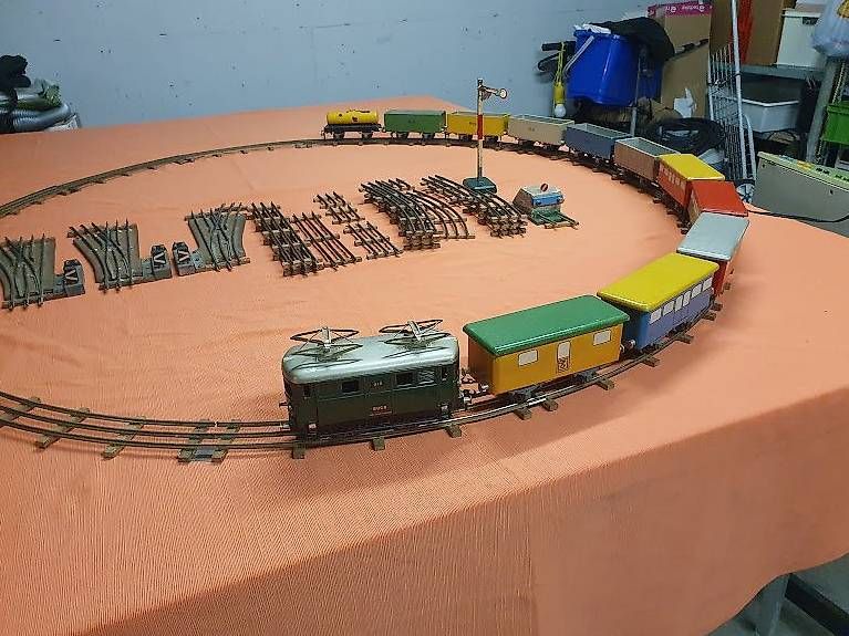 Modellini di ferrovie: BUCO 0 Spur Elektr. Eisenbahn von 1950 – Usato da Losone venduto da delfino_2