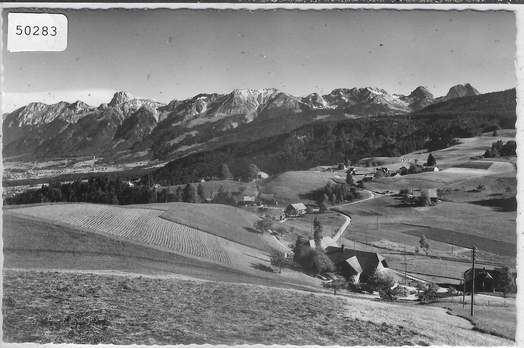 Cartoline postali: Grundbach mit Stockhornkette – Usato da Ettingen venduto da Kartenplanet