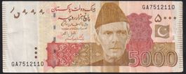 Pakistan 5000 Rupees 2023