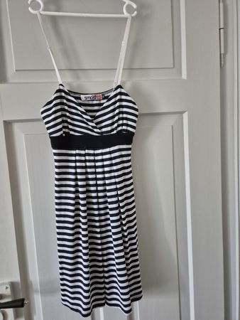 Kleid, schwarz/weiss, Grösse M