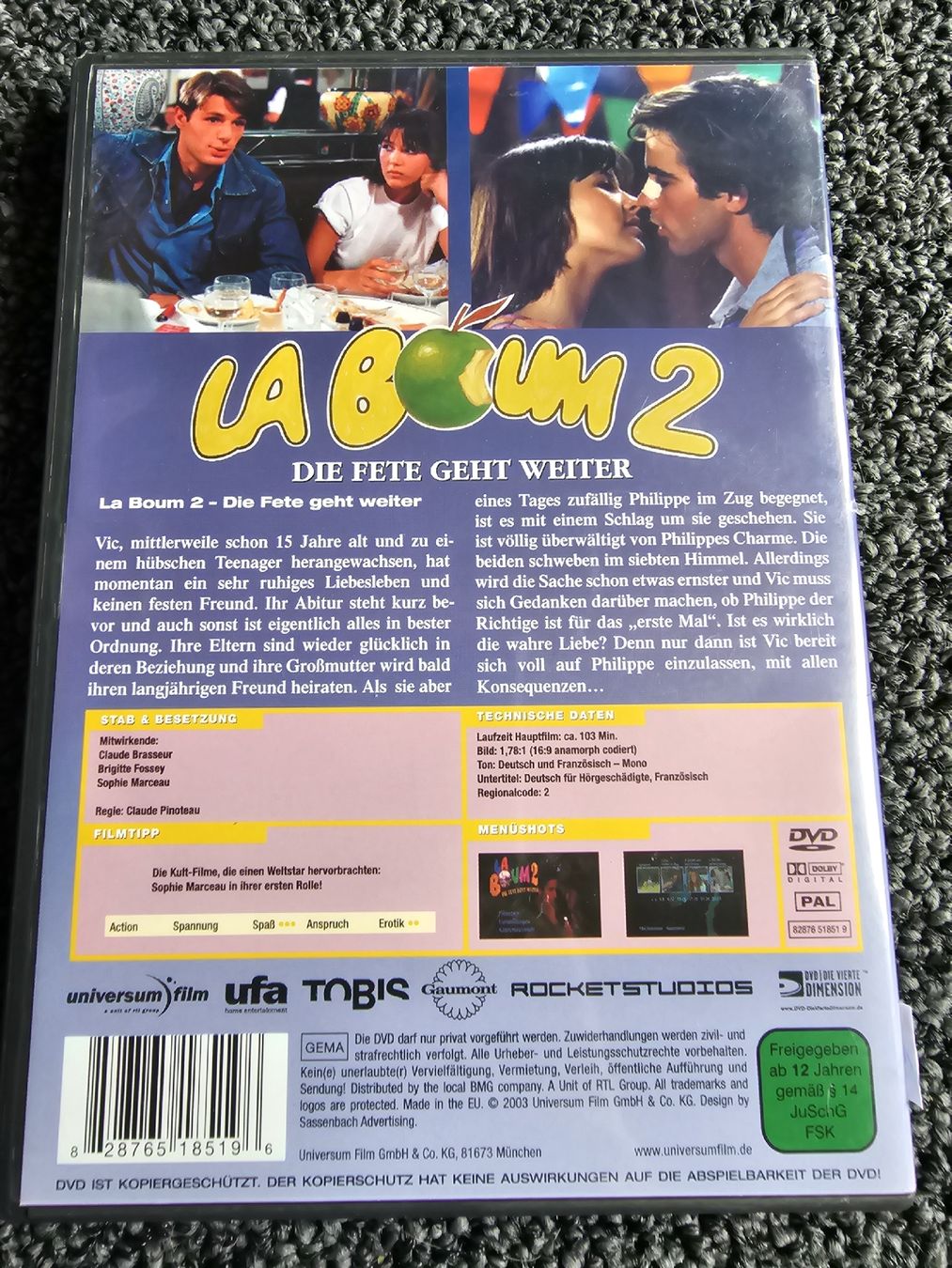 Tutti i DVDs: La Boum 2 DVD (18868) – Usato da Ruswil venduto da jan_bxl5 1