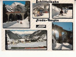 Preda Schlittelbahn 1987
