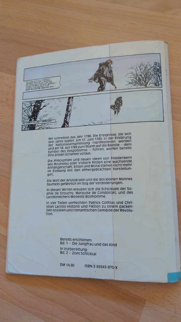 Fumetti: Comic: Die Jungfrau und das Kind, Cothias/Lax – Usato da Niederscherli venduto da Mon_Art 4