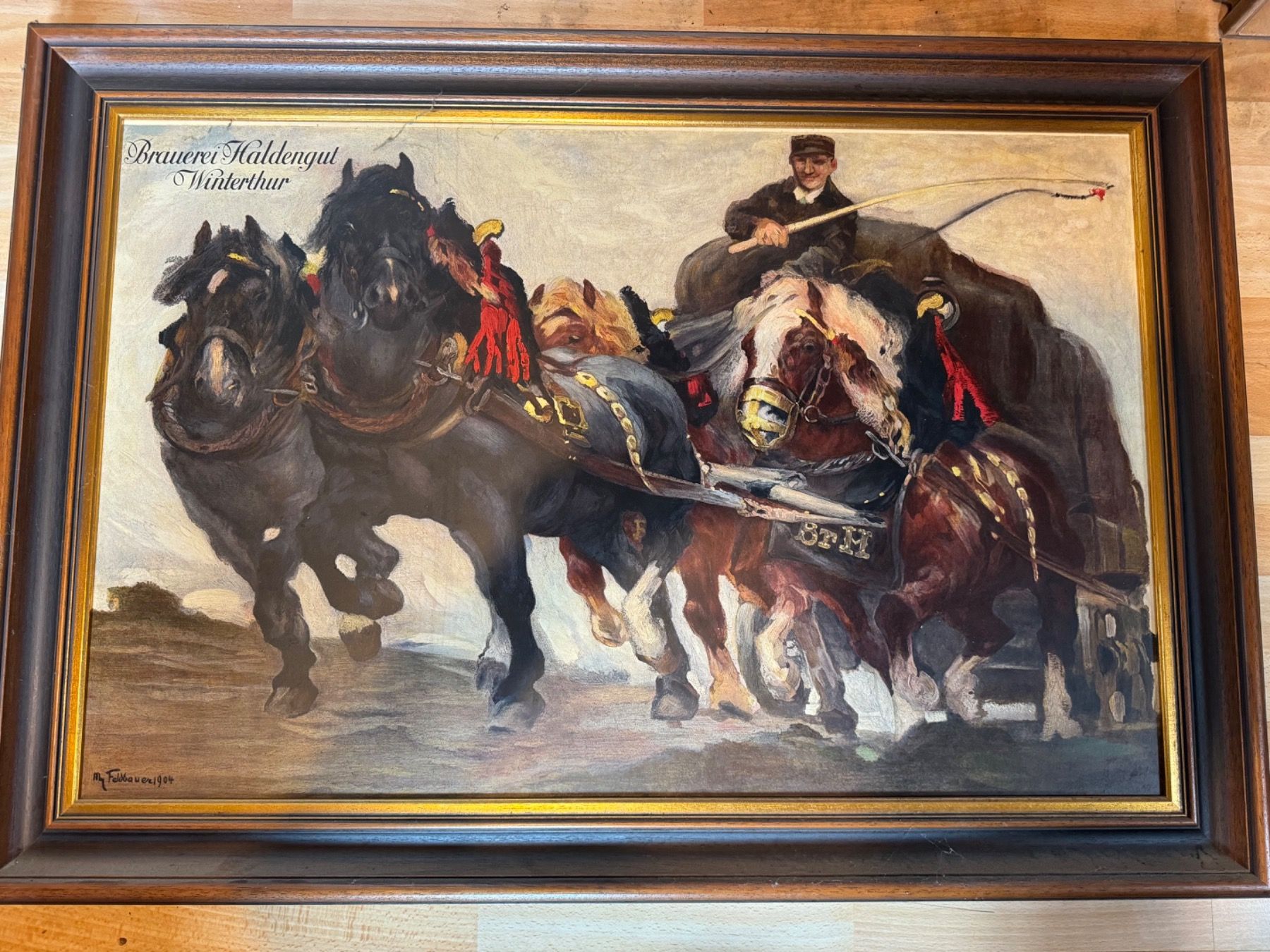Posters & Illustrations: Grosses Haldengut Bier Winterthur Bild – D'occasion à Winterthur par sportdisco2 1