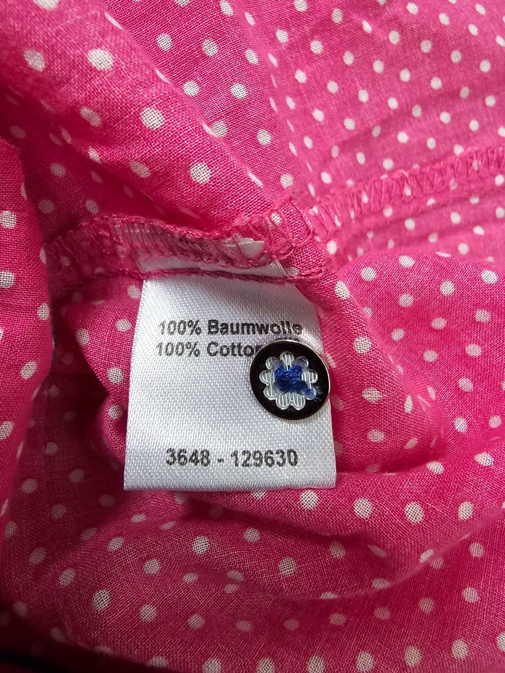 Emily van den Bergh Camicette: Emily van den Bergh Bluse Gr. 34 Pink Punkte Dirndl – Nuovo (secondo la descrizione) da Füllinsdorf venduto da Sunnebliemli7 5